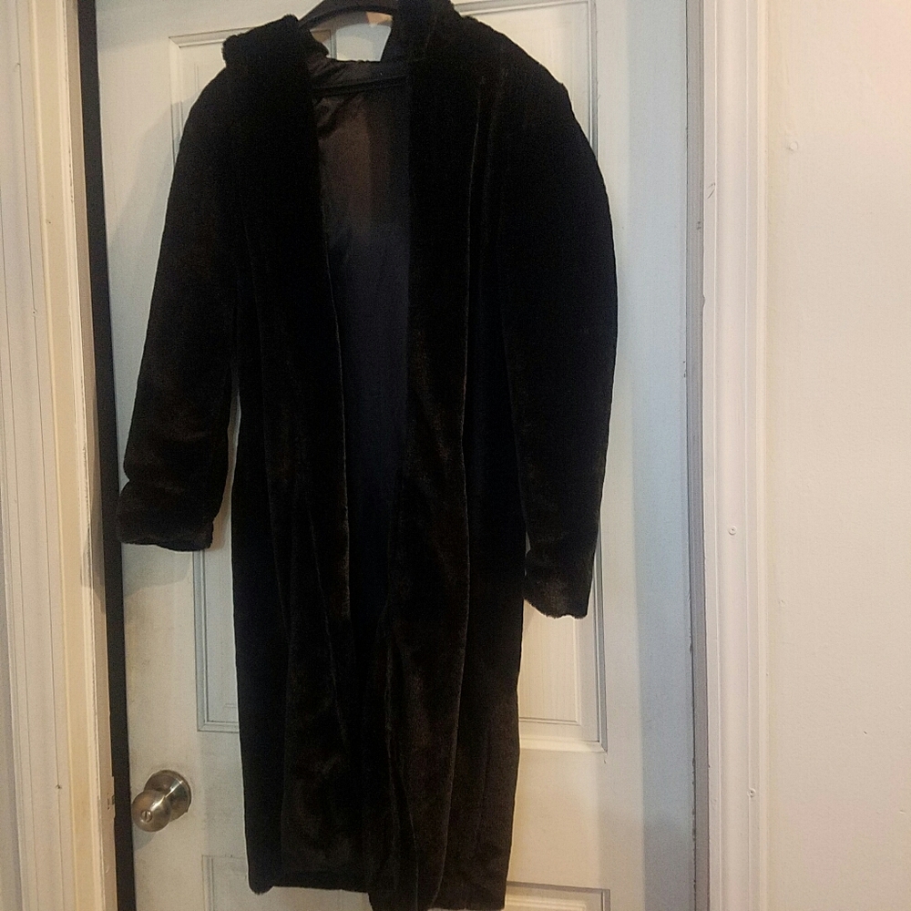 Boohoo Black Long Coat